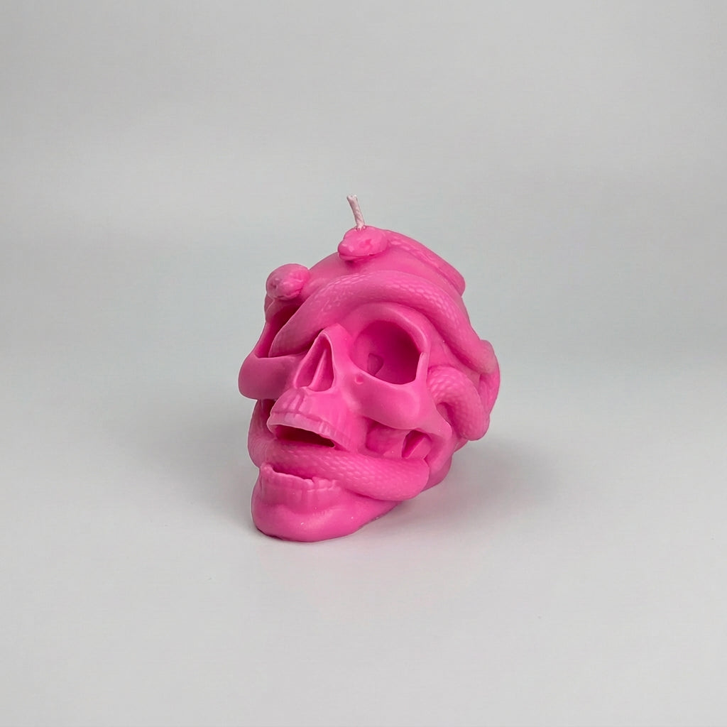 e | Kerze "Totenkopf"