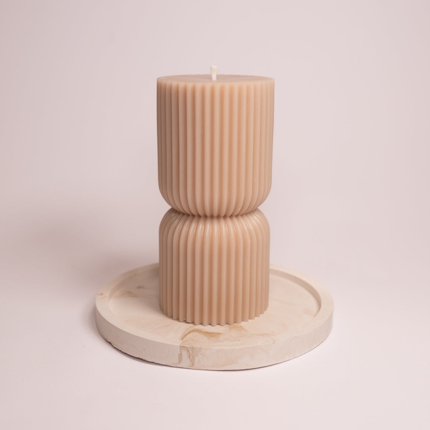 Kerze "Rillensäule"