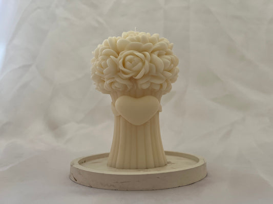 Kerze "Tulpenstrauß"