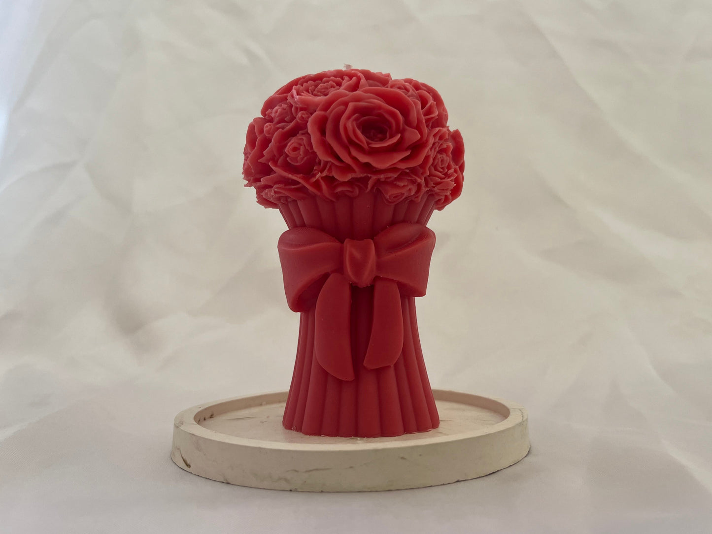 Kerze "Rosenstrauß"