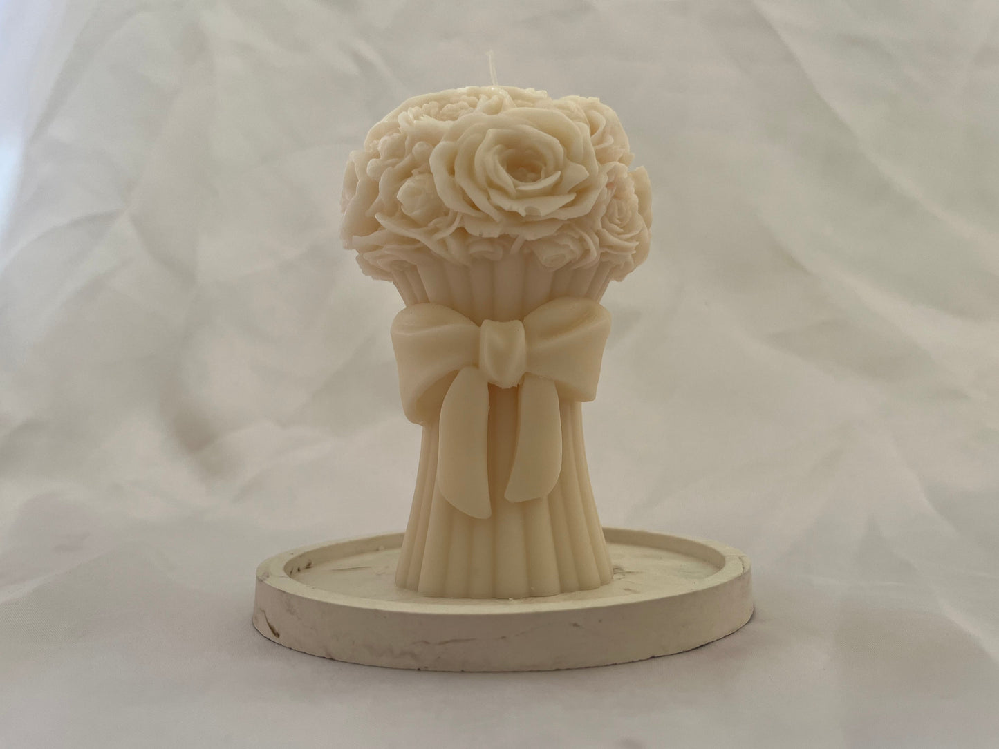 Kerze "Rosenstrauß"