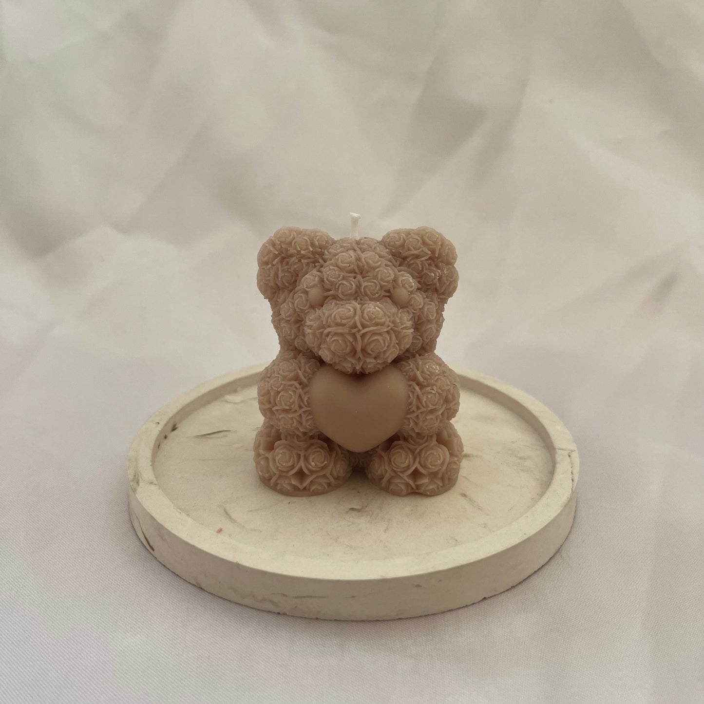 Kerze "Herzbärchen"